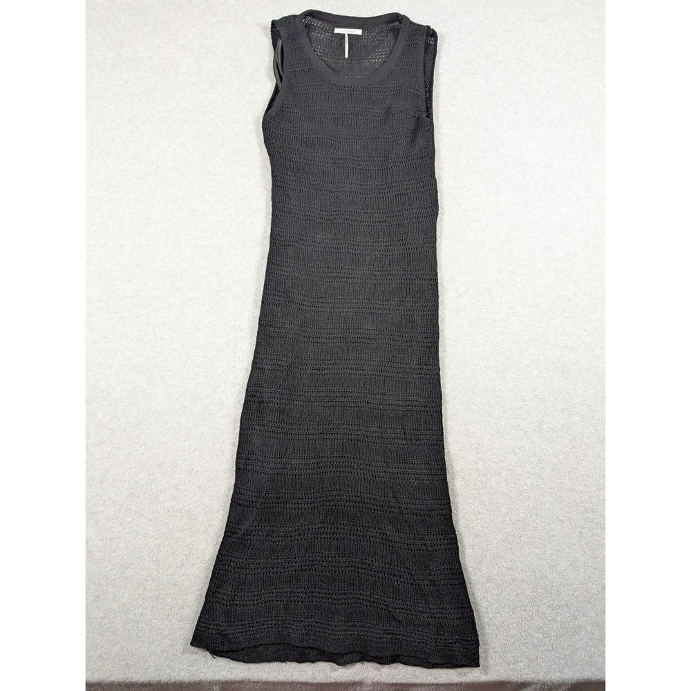Stitchdrop Women Dress Small Loose Knit Tank Dress Slip Stretch Sleeveless